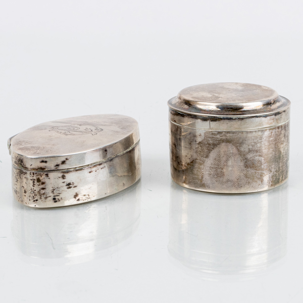 DOSOR, 2 st, silver, bla Rothman, 1800-/1900-tal