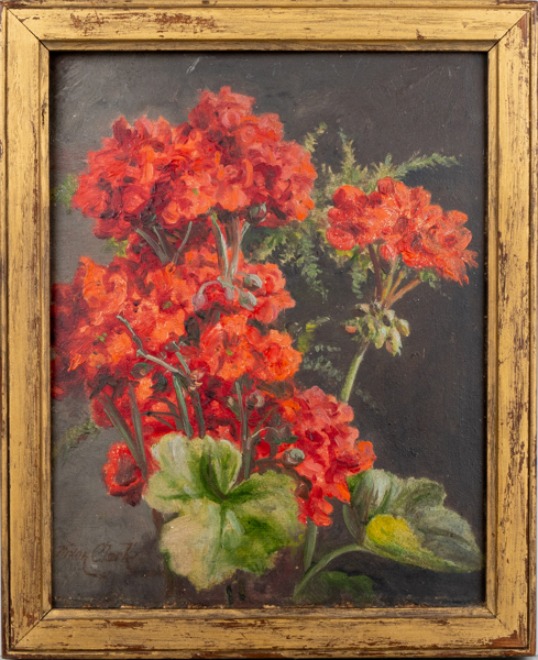 DIXON CLARK (England, 1849-1944), olja på pannå, signerad 