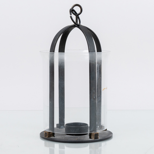 BERTIL VALLIEN, ljuslykta, smide, "Fågelburen", Boda smide