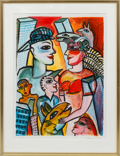 ULRICA HYDMAN-VALLIEN (1938-2018), färglitografi, signerad och numrerad 774/1500