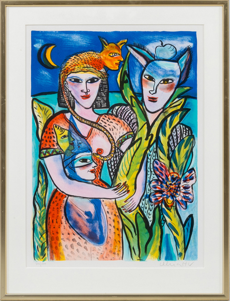 ULRICA HYDMAN-VALLIEN (1938-2018), färglitografi, signerad och numrerad 774/1500