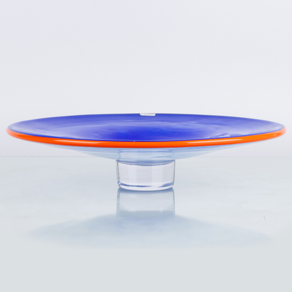 MARTTI RYTKÖNEN, skål på fot, Kosta Boda, 1900-talets andra hälft, signerat