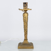 BORDSLAMPA, bronserad metall, jugend, tidigt 1900-tal