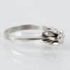ENSTENSRING, 18k vitguld, med gammalslipad diamant ca 0.20 ct