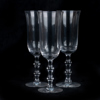 SIMON GATE, 4 st champagneglas, glas, "Salut", Orrefors