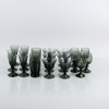 SERVISGLAS, 20 del, grönt glas, "Hertig Carls glas", Reijmyre glasbruk