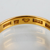 RING, 20k guld, svenska stämplar 1920