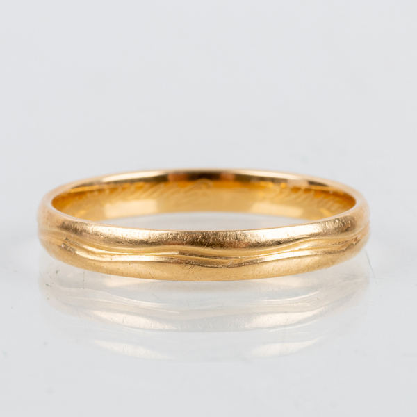 RING, 18k guld, svenska stämplar Schalin