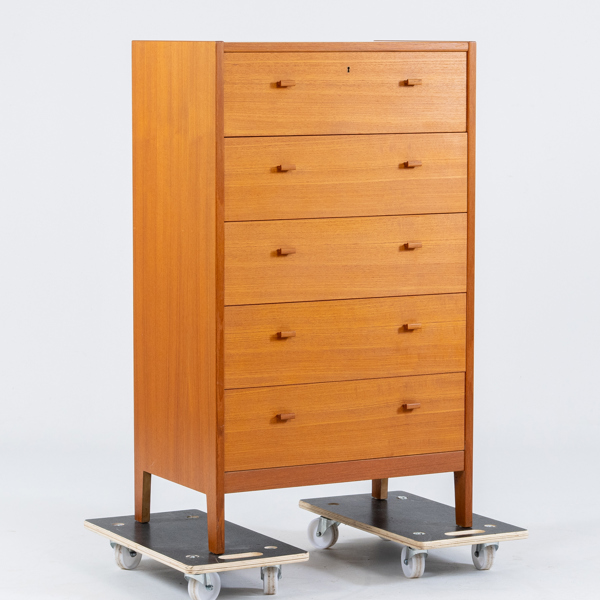 BYRÅ, teak, 1900-talets mitt