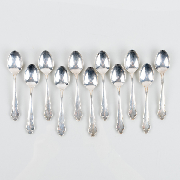 KAFFESKEDAR, 11 st, silver, "Disa", MGAB, 1967