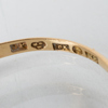 RING, 18k guld och diamanter, svenska stämplar JP 1936