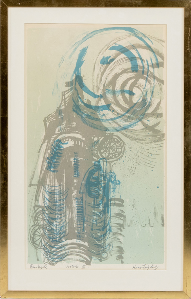 HANS FRITZDORF (1927-1990), färglitografi, signerad