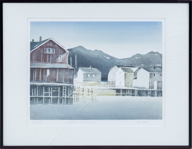 RIA ROES SCHWARTZ (född 1939), färglitografi, signerad och numrerad 152/250