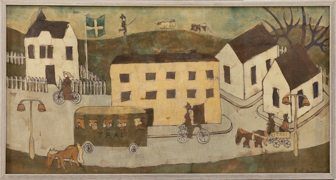 ROLF BIRGERSSON (född 1946), batikmålning, signerad