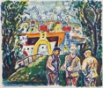 ALBIN AMELIN (1902-1975), färglitografi, signerad och numrerad 32/310