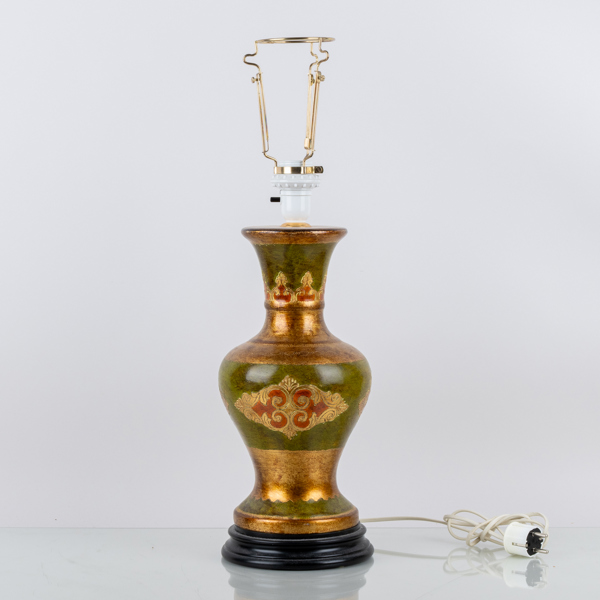 BORDSLAMPA, keramik, 1900-talets andra hälft