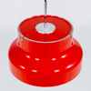ANDERS PEHRSON, taklampa, "Bumling", rödlackerad metall, Ateljé Lyktan