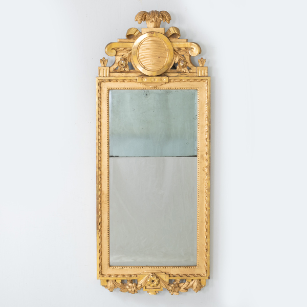 SPEGEL, gustaviansk, Stockholms hallstämpel 1785