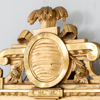 SPEGEL, gustaviansk, Stockholms hallstämpel 1785