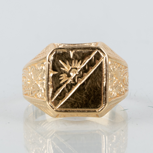 KLACKRING, 14k guld, 1900-tal