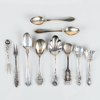 SERVERINGBESTICK, 10 del, silver, 1800-/1900-tal