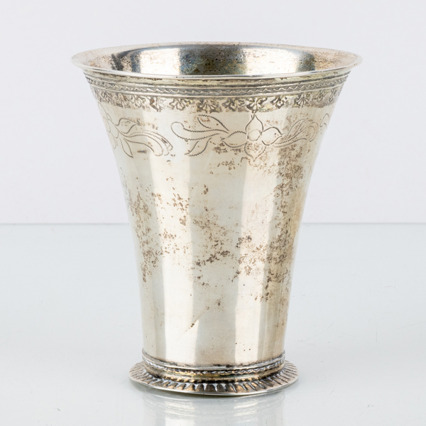 BÄGARE, silver, Conrad Heitmüller, Nyköping 1760