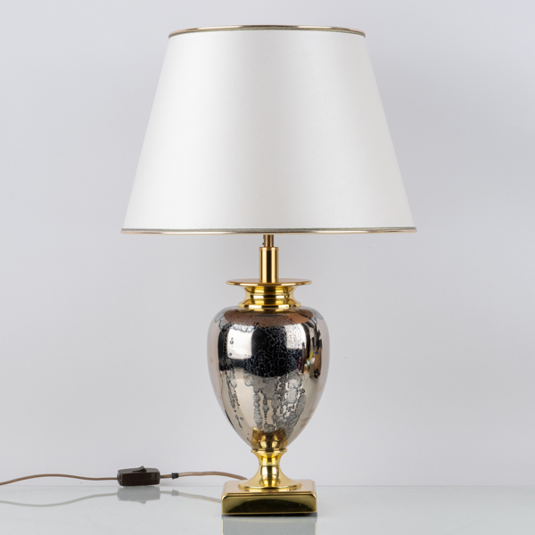 BORDSLAMPA, metall och plast, Le Dauphin, Frankrike, 1900-talets andra hälft 