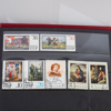 SAMLING FRIMÄRKEN, 4 album, olika valörer, länder och årtal