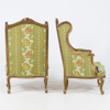 BERGÈRER, 1 par, Louis XVI stil, 1800-/1900-tal