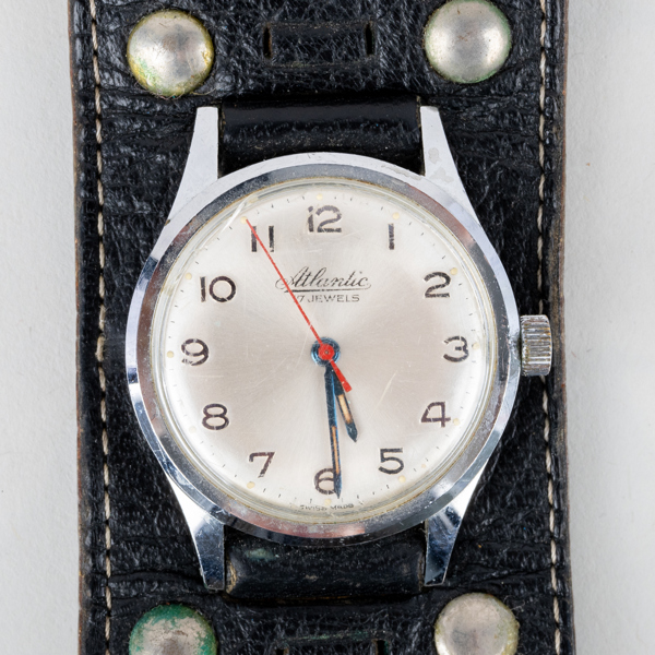 ARMBANDSUR, stål, Atlantic 17 Jewels, 1900-talets andra hälft
