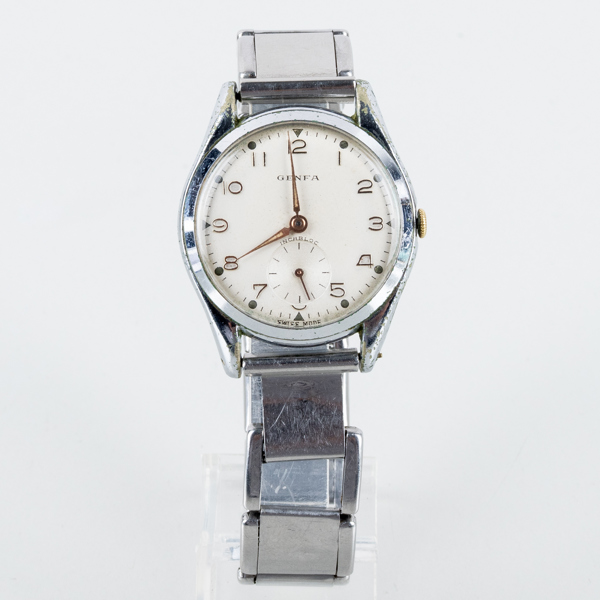 HERRARMBANDSUR, stål, Genfa, 1900-talets mitt