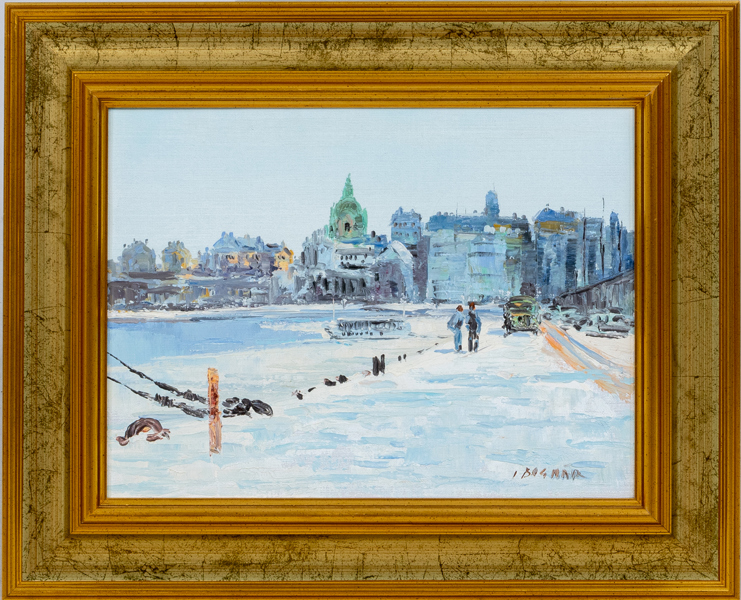 ISTVAN BOGNAR (1938-2021), olja på duk, signerad