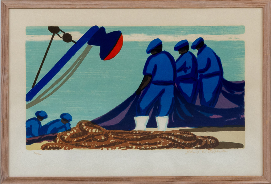 LARS NORRMAN, färglitografi, signerad och numrerad 56/360