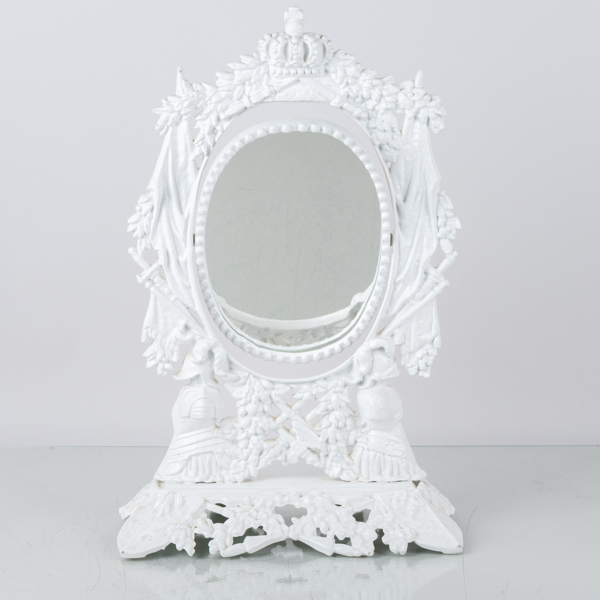 BORDSSPEGEL, metall, 1900-talets andra hälft