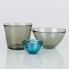 SVEN PALMQVIST, 3 st skålar, glas, "Fuga", Orrefors, 1900-talets mitt