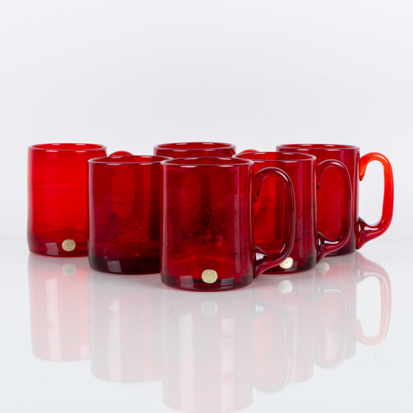 SEJDLAR, 6 st, glas, Reijmyre glasbruk