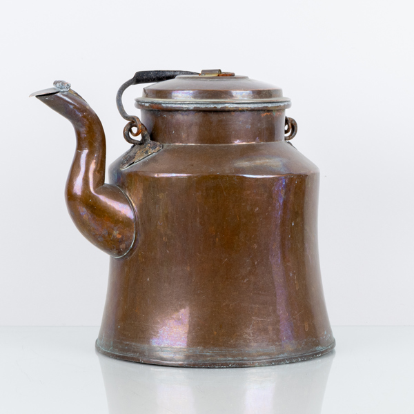 KAFFEKANNA, koppar, större modell, 1800-/1900-tal