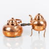 KAFFEKOKARE OCH KAFFEKANNA, koppar, 1800-tal