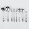 SERFVERINGSBESTICK, 8 st snarlika, silver, Norge, 1900-tal