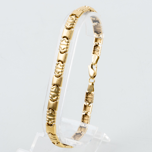 ARMBAND, 18k guld, fantasilänk, 1900-talets andra hälft