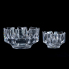 LARS HELLSTEN, skålar, 2 st, glas, "Corona", Orrefors, signerade