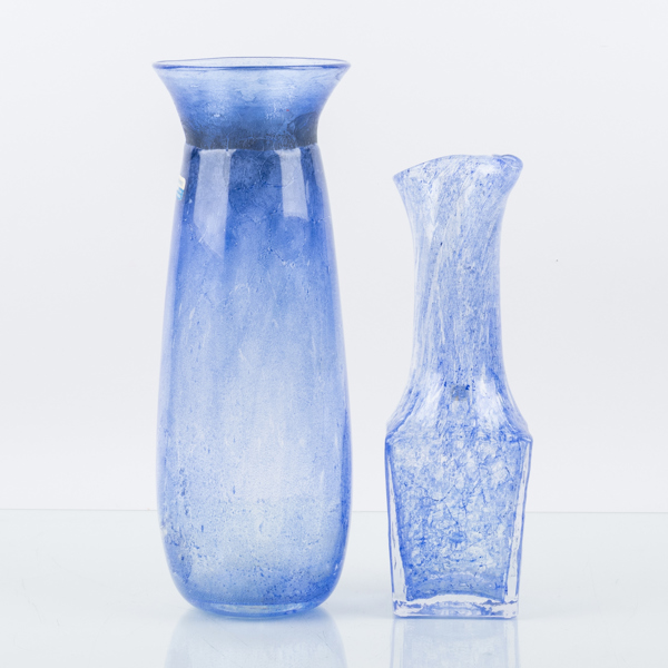 VASER, 2 st, glas, Björkshult, 1900-talets andra hälft