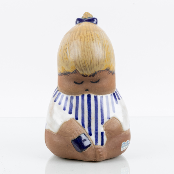 LISA LARSON, figur, stengods, "Johanna", Gustavsberg