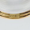 RING, 18k guld, med stenar, sannolikt sent 1900-tal