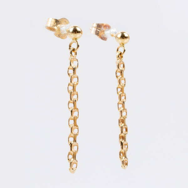 ÖRHÄNGEN, 1 par, 18k guld, 1900-/2000-tal