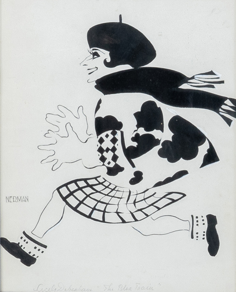 EINAR NERMAN (1888-1983), tuschteckning, signerad Nerman