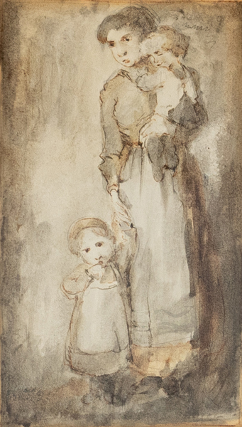 ROBERT HÖGFELDT (1894-1986), blandteknik, osignerad