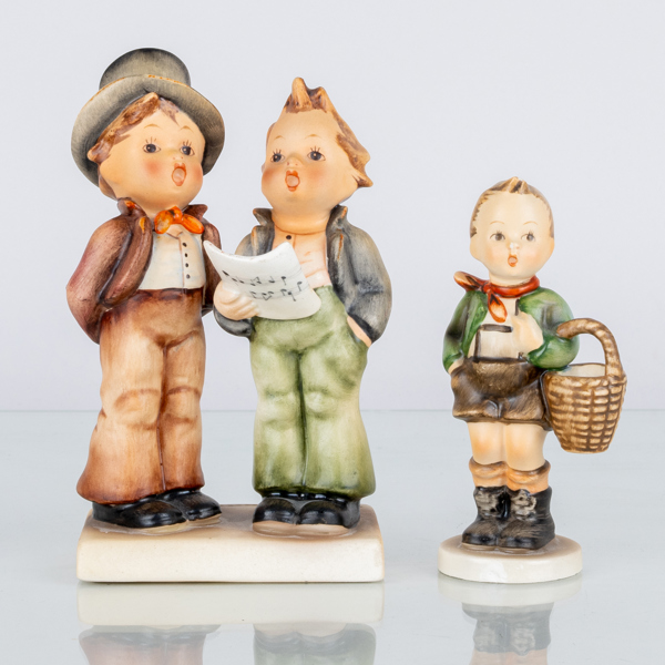 FIGURINER, 2 st, porslin, Goebel, Tyskland, 1900-talets andra hälft