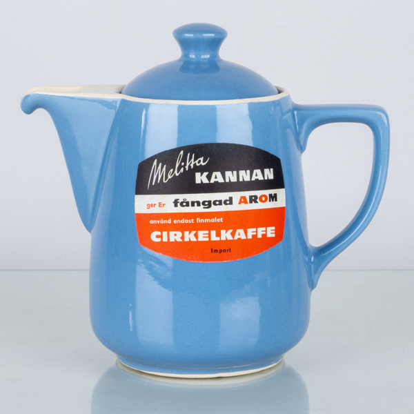 KAFFEKOKARE, porslin, "Melittakannan", 1950-tal