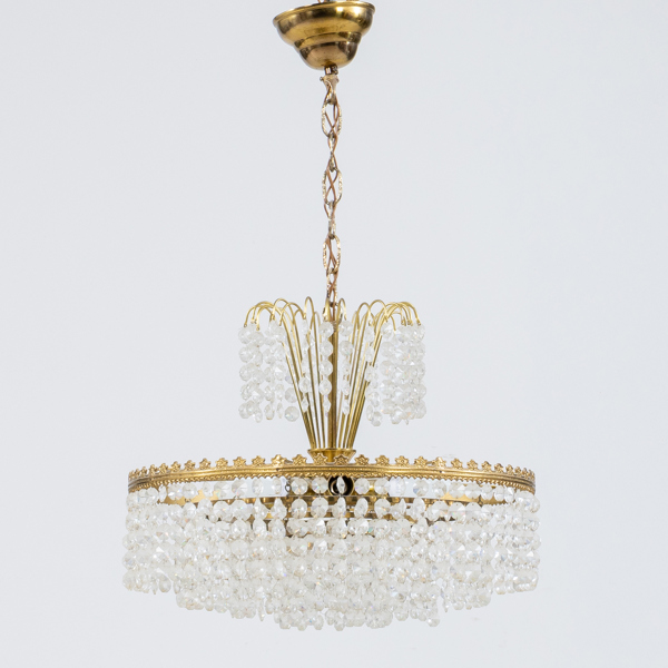 TAKKRONA, mässing, 1900-talets andra hälft